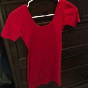 American Apparel red mini dress